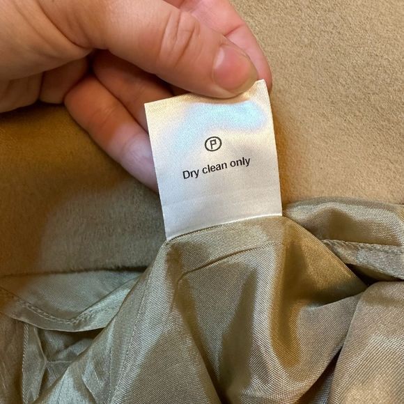 Hobbs London women's dress size 12 drop waist a line 100% wool camel brown color - Picture 6 of 15